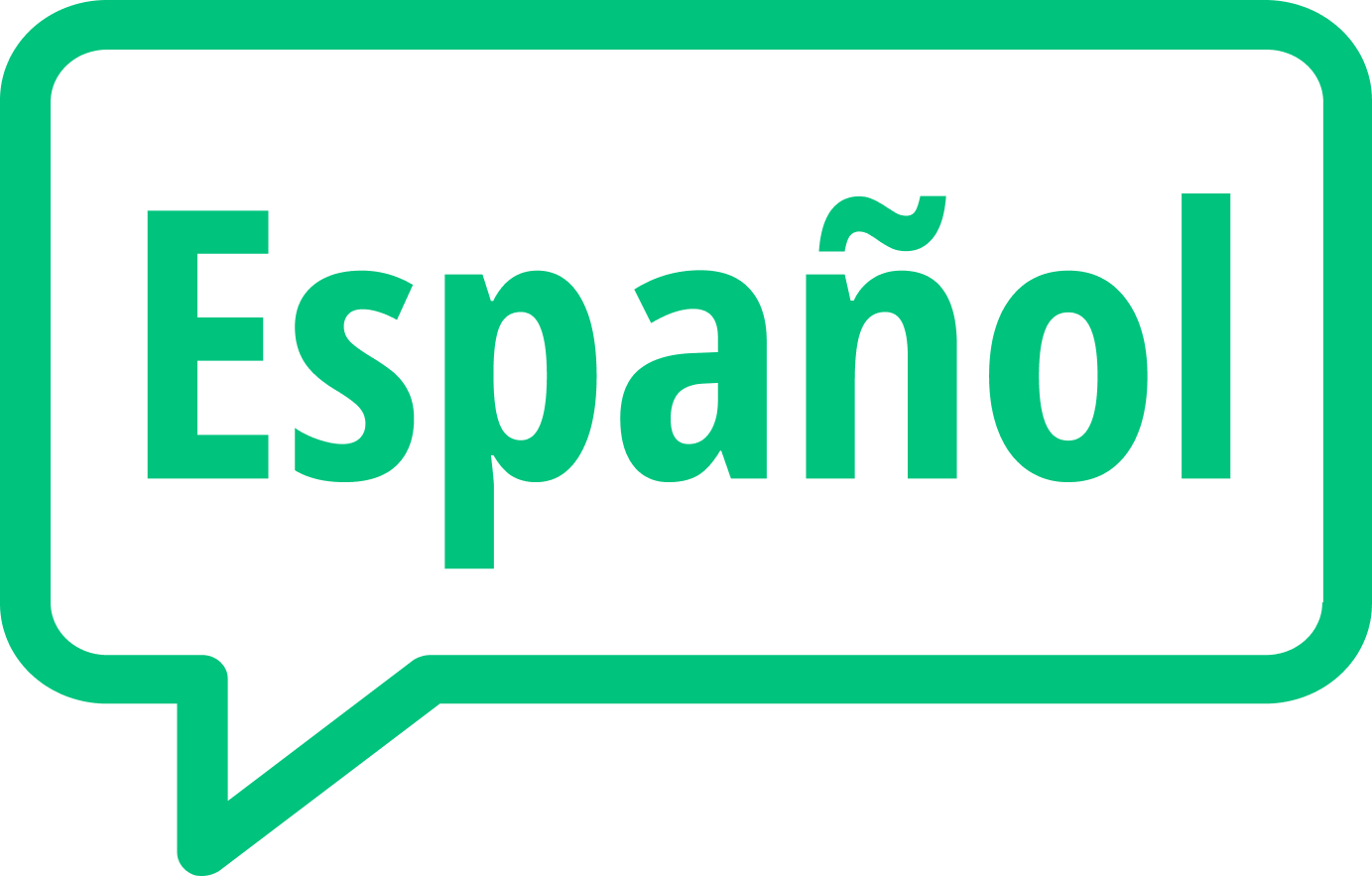 spanish speech bubble